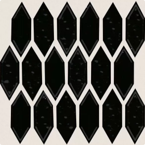 Black Picket - ceramic tile